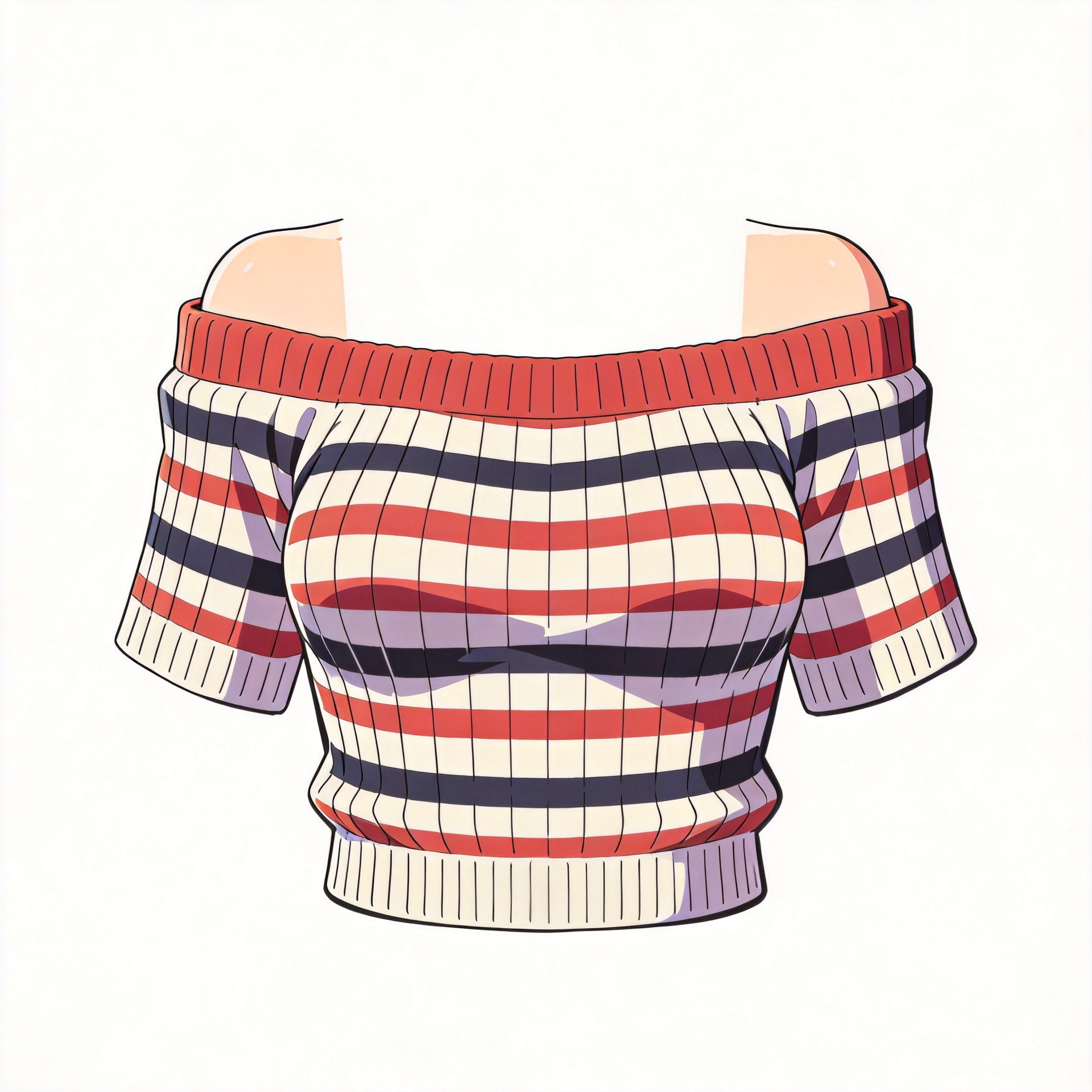 Off-Shoulder Knit