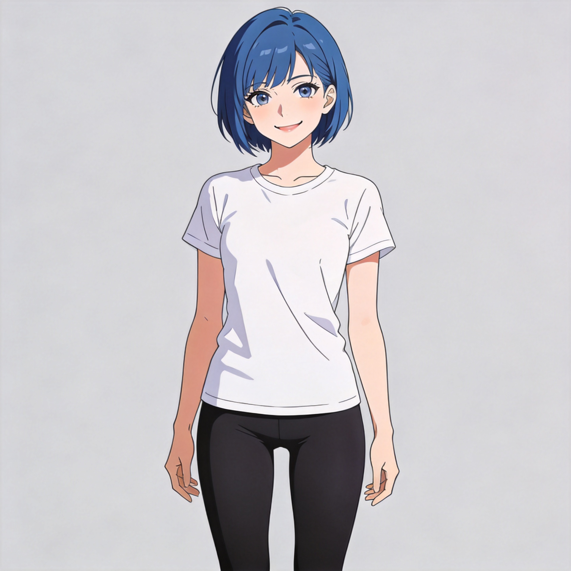 Cool Blue-Hair Girl