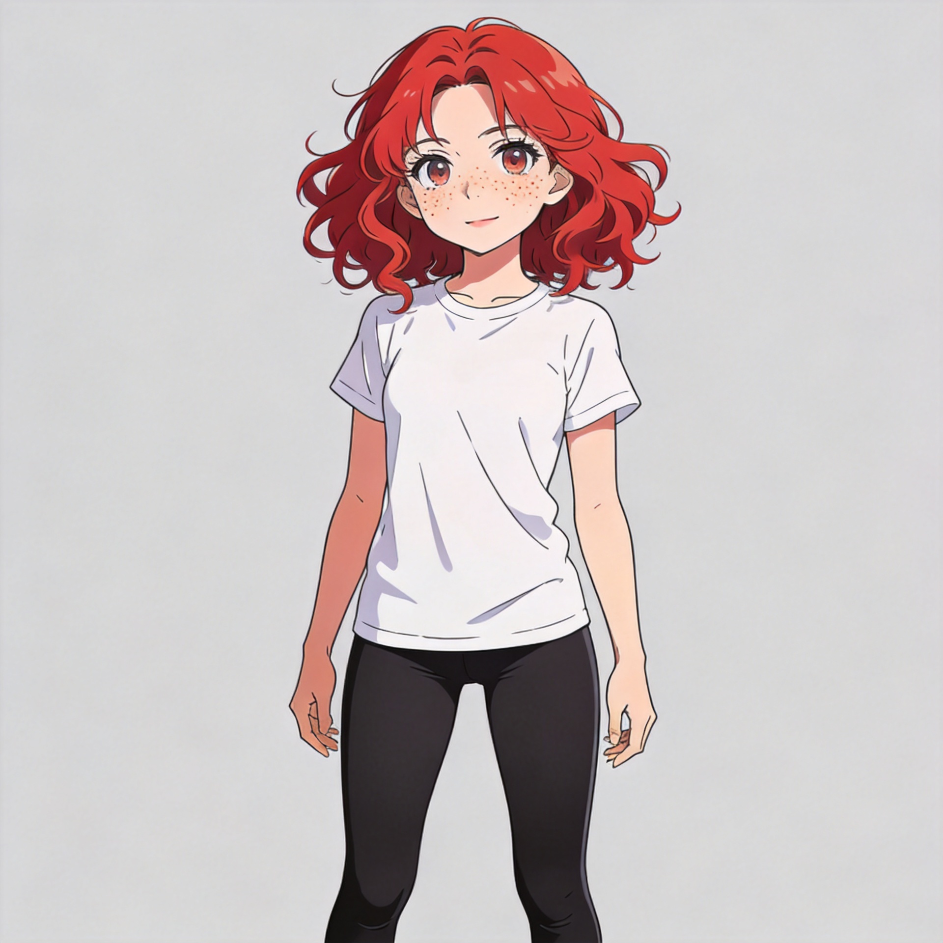 Fiery Red-Hair Girl